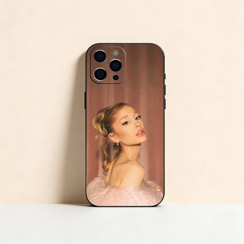 Ariana Grande Phone Case For iPhone 17, 16,15,14,13,12,11 Plus,Pro Max, Others Soft Black Cover