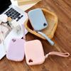 New Silicone Coin Purse Waterproof Solid Color Earphone Storage Bag Multi-purpose Travel Pouch Students