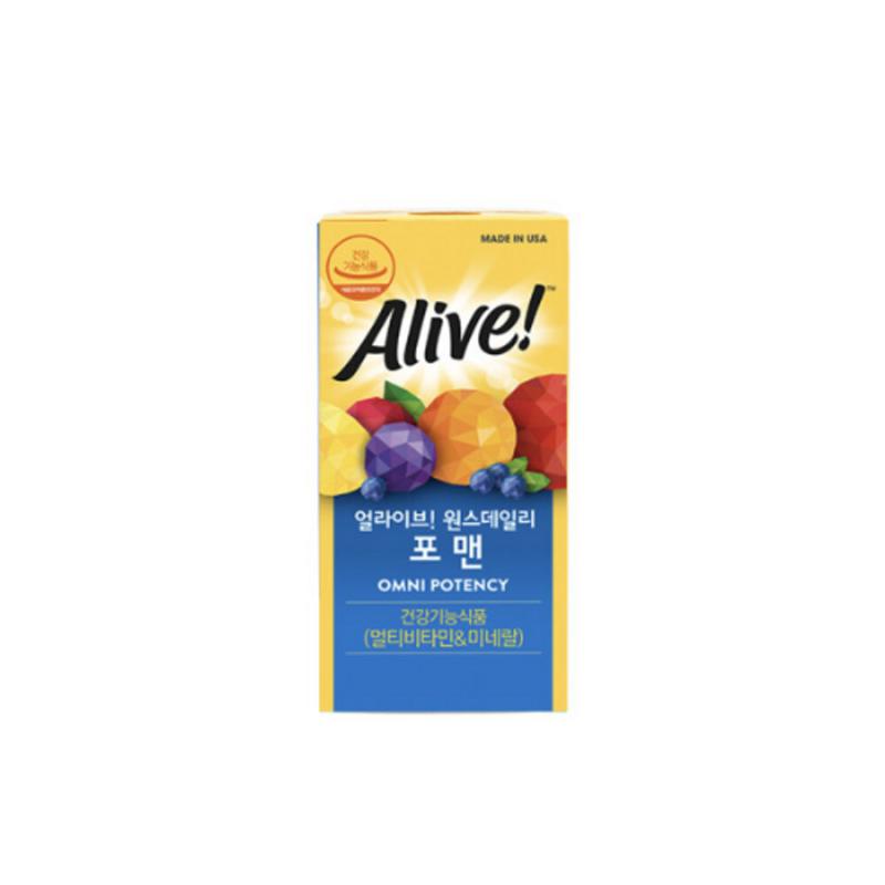 

Alive Men 50+ Ultra Multivitamin, 60 tablets, 1 unit