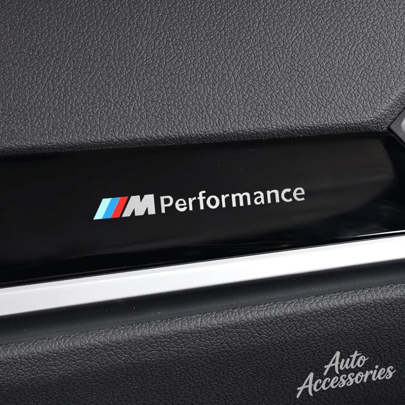 Metal Car Decor Stickers For BMW M Performance 1 3 5 7 Series X1 X2 X3 X4 X5 X6 X7 Auto Interior Center Console Creative Decals yshk28