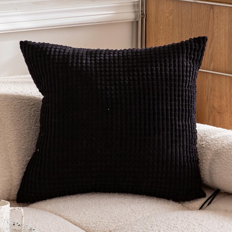 Solid Color 40/45/50cm Throw Pillow CaseSoft Home Decorative Pillow Cover 45*45 Chair Car for Bedroom Sofa Cushion Cover Square