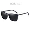 Luxury Vintage Square Polarized Sunglasses Men Women Fashion Travel Driving Fishing Anti-glare Sun Glasses TR90 Eyewear UV400