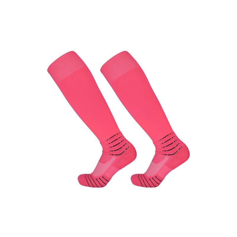 Calcetines de Fútbol de Caña Alta para Hombre para Combate Real Calcetines Deportivos Profesionales de Toalla en la Planta del Pie Hasta la Rodilla Calcetines Largos Antideslizantes para Hombre
