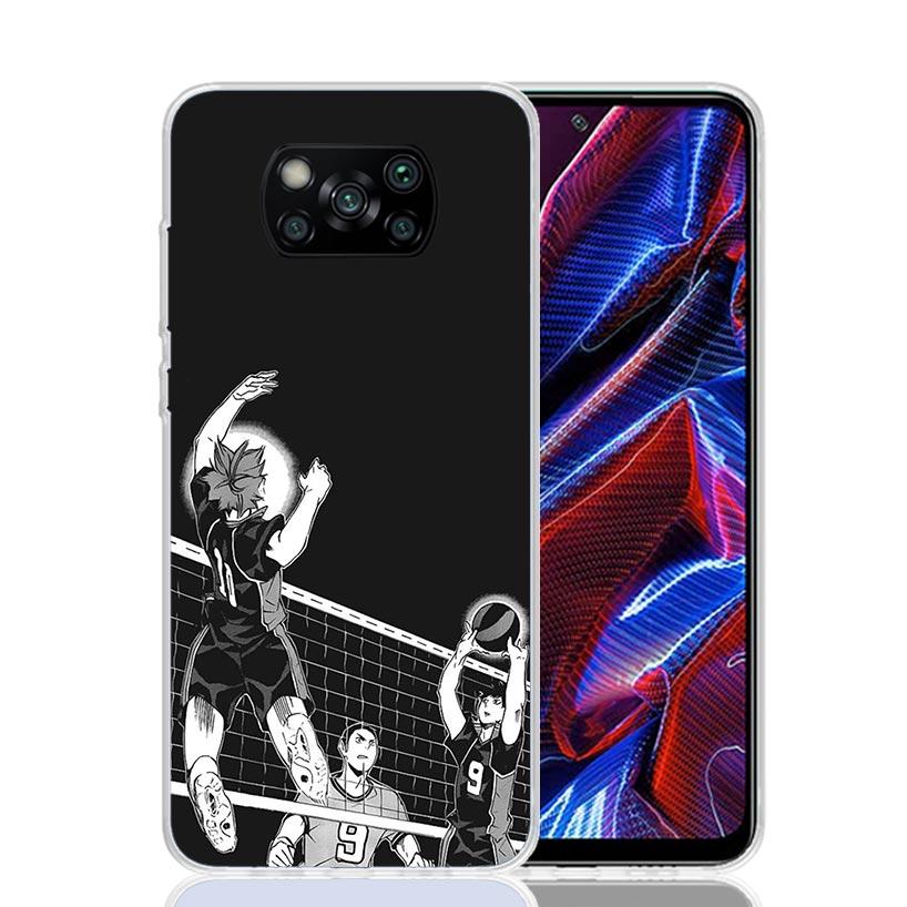 Haikyuu Oya Volleyball Anime Case Phone Cover for Xiaomi Poco X3 Nfc X5 X6 X7 X4 Gt F7 Ultra F6 F5 Pro F4 F3 M5S M5 M4 M3 5G Tre
