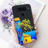 Für LG V40 V50s V35 ThinQ LG V8X ThinQ V30 2017 Handyhülle Weicher TPU-Stoßfänger Rückseite Coole Cartoon-Luxus-Schmetterlingsblume Funda