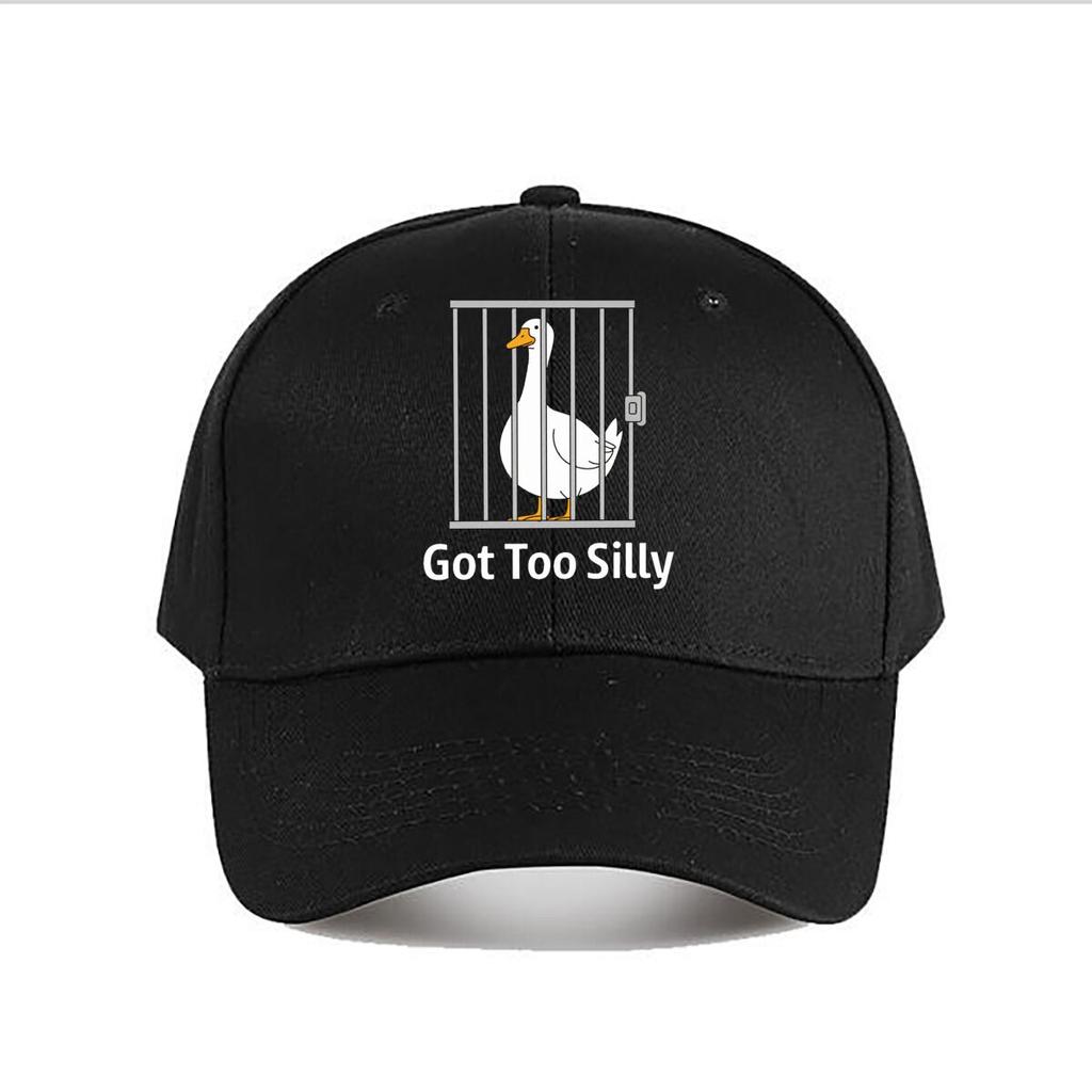Got Too Silly Caged Duck Baseball Cap Fashion Unisex Sunhat Womens Outdoor Sports