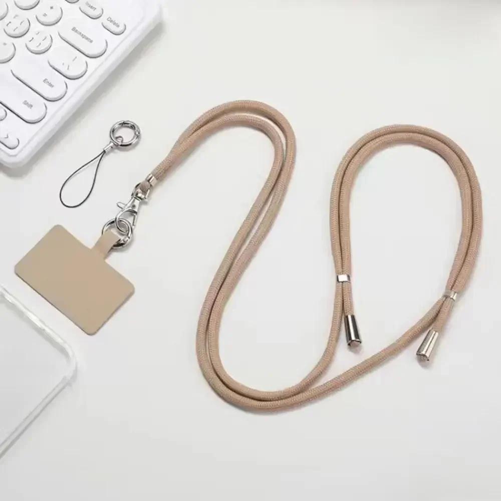 Hanging Rope With Patch Phone Lanyards Adjustable Anti-lost Phone Strap Lanyard Hanging Cord Strap Outdoor