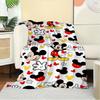 1pc Flannel Mickey Cartoon Pattern Bed Cover Rug Sofa Blanket Birthday Gift Home Decor Room Bedroom Bedding Decoration