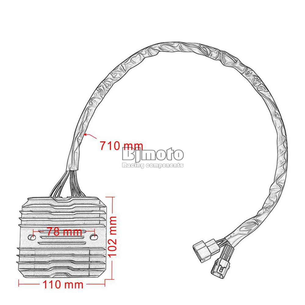GSX1300 R Engine Stator Coil+Voltage Regulator rectifier For Suzuki GSX1300R GSX1300 Hayabusa B-King 1300 2008-2012 With Gasket