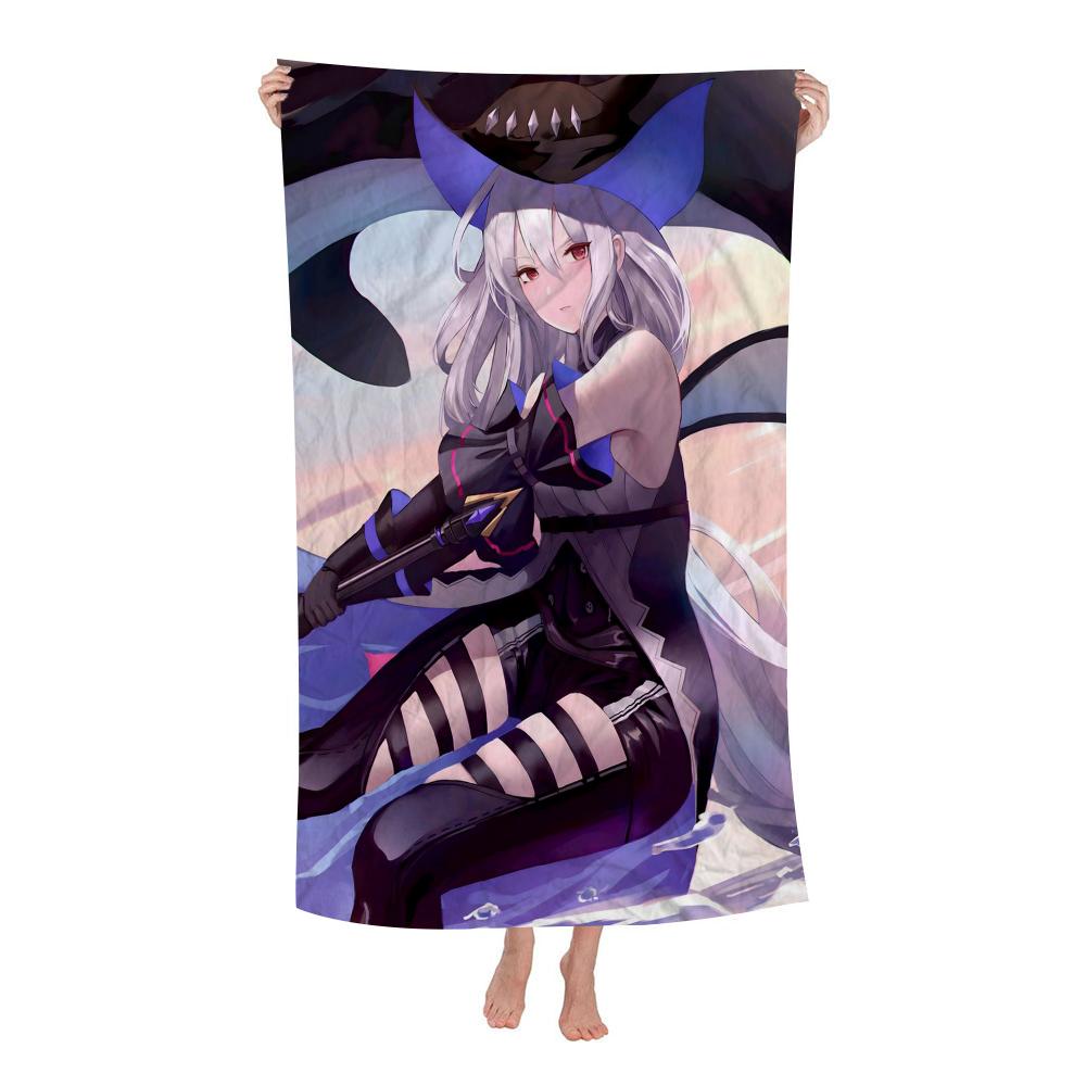A-Arknights Beach Towel Colorful Bath Towels for Girl Microfiber Quick Dry Sand Free Beach Yoga Spa Gym Pool