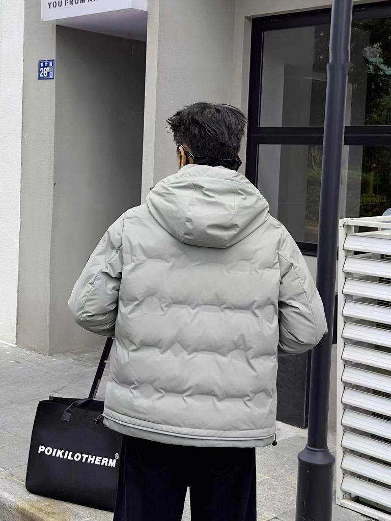 Men's 2024 Winter Hooded Down Jacket - Trendy, Thick, High-Quality, Cold-Protection, Warm Duck Down Coat