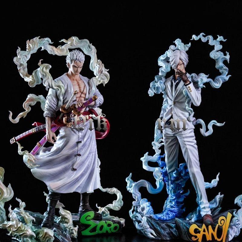 28cm One Piece Anime Figure Nika Sanji Figures Smoking Figurine Statue Pvc Collection Model Decoration Doll Toys Gifts Kid Friendly Entertaining Fun