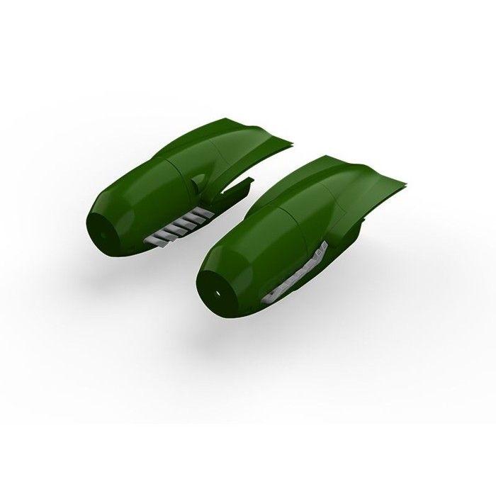 Ensemble en laiton - EDUARD - EDB648607 - pour Bf 110 C/D/EC - Couleur(s) assortis - Échelle 1:48