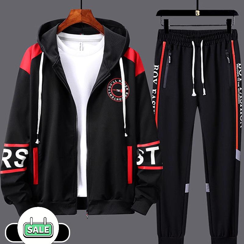 Herren-Trainingsanzüge, 2-teilige Trainingsanzüge, Herren-Strickjacke mit Reißverschluss, bedruckt, Sweatshirts, Jogginghosen, Sets, Sportbekleidung