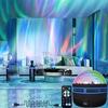 Luxurious Led Night Light Projector Featuring Mesmerizing Northern Lights And Spiral Effects