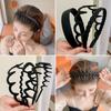 Μαύρη σειρά Frosted Face Wash Hair Band Κορεατική έκδοση ακρυλικού κεφαλόδεσμου για άνδρες και γυναίκες
