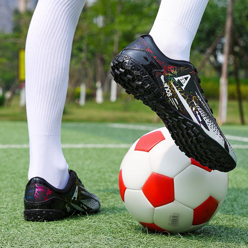 Мужские футбольные бутсы подростковые дышащие футбольные бутсы профессиональная игровая — фото 9