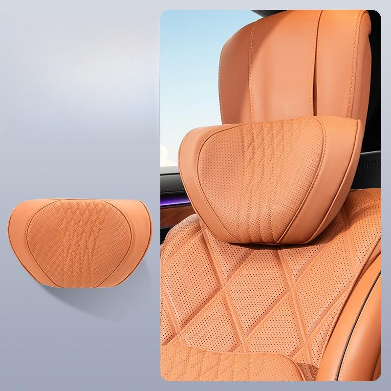 High-End Car Neck Support Headrest And Lumbar Support Cushion Automotive Interior Products for Seat Back Protection