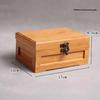 Korean Princess Cute Jewelry Box Natural Bamboo Craft Wooden Storage Box for Jewelry Collection Elegant Gift for Wedding Anniversary