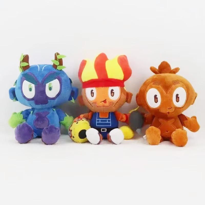 Dart Monkeys Plush Toys Game Bloons TD 6 Stuffed Dolls Cartoon Gwendolin Obyn Greenfoot Plushie Figure Kids Fans Christmas Gifts