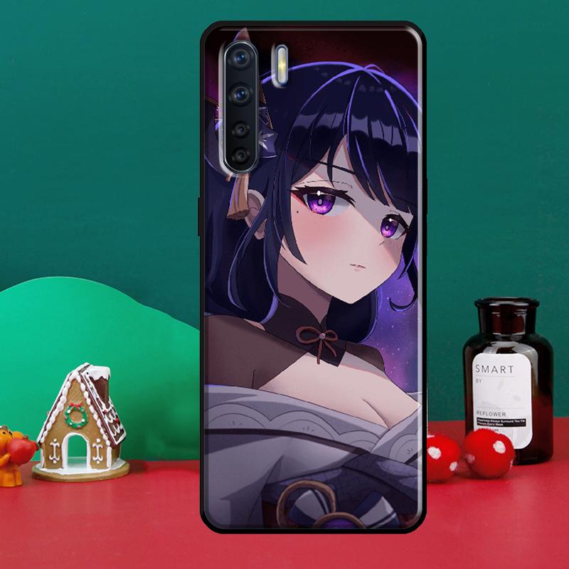 

Чехол для телефона Genshin Impact Raiden Shogun Baal для OPPO A15 A83 A91 A93 A1K A3S A5S A52 A72 A54 A74 A94 A31 A5 A9 A53S 2020 OPPO Reno5 Lite