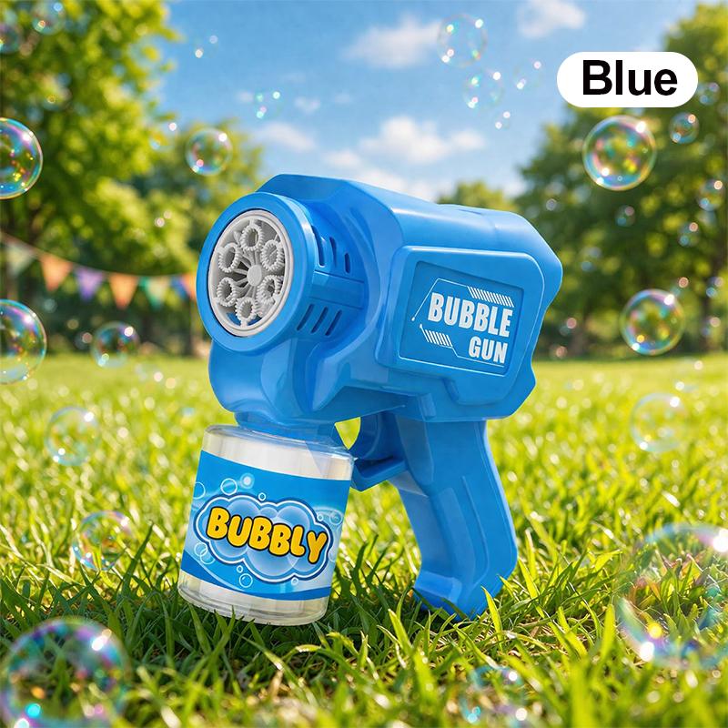 Knyysecq Fully Automatic Outdoor Bubble Gun Children'S Interactive Game Bubble Toy Without Battery Bubble Water