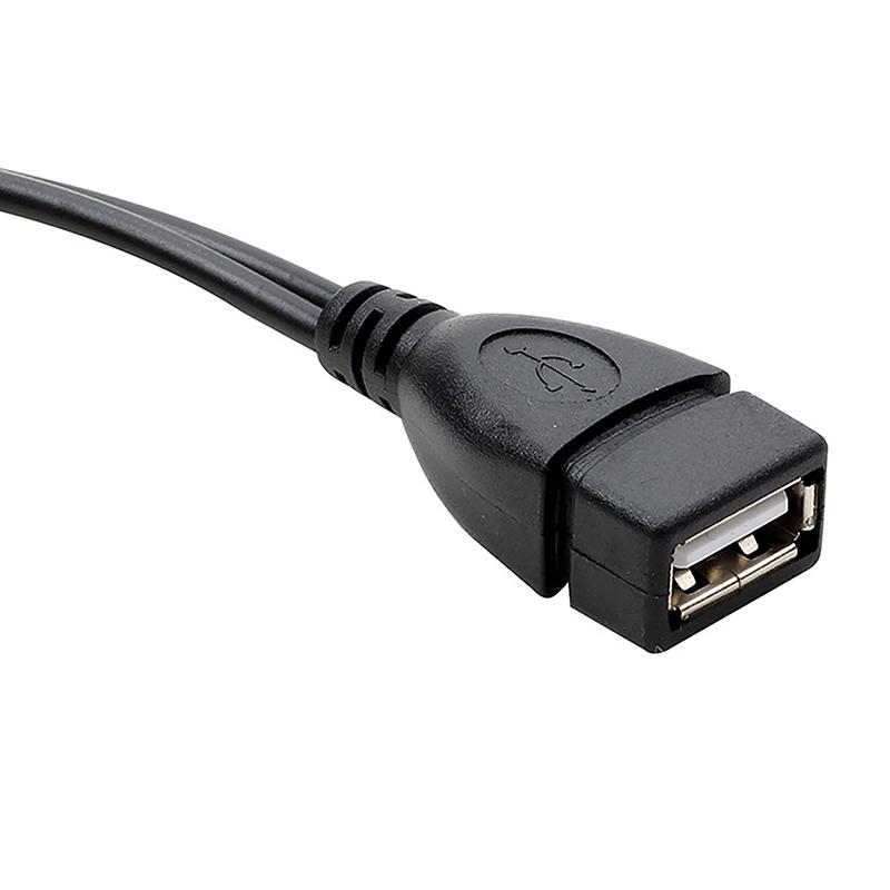 1 szt. 20 cm 2 w 1 Micro USB Host Zasilanie Rozdzielacz Y Port USB 2.0 Adapter Terminala Kabel OTG
