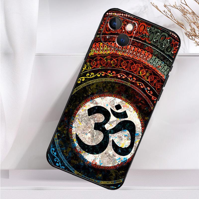 Aum Om Yoga Symbol Fitness Gym Shockproof Case For iPhone 17 16 Pro Max 11 14 15 Plus 12 13 Mini 16e 17 Air Phone Cover