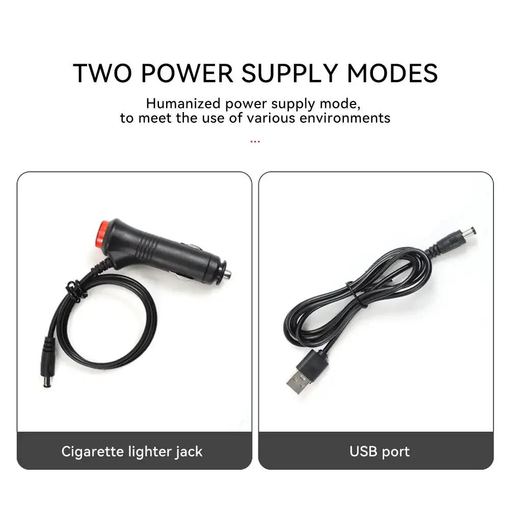 12 В/5 В окружающее настроение ног USB светодиодная подсветка автомобиля атмосферное освещение с прикуривателем USB полосы лампы автомобильные аксессуары