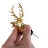 Zinc Alloy Deer Head Wine Pourer Stopper Unique Stag Wine Bottle Stoppers Wine Aerators Kitchen Gadgets Ornament Accessories