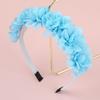 Fashion Chiffon Flower Headbands Plastic Teeth Hairbands Baby Girls Headbands Children Kids Floral Hairband Hair Accessories Set