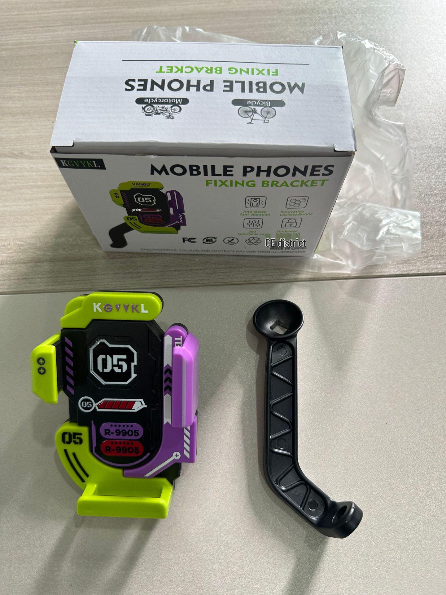 

Shockproof Electric Vehicle Phone Holder for Motorcycle, Bicycle, Scooter, and Car.