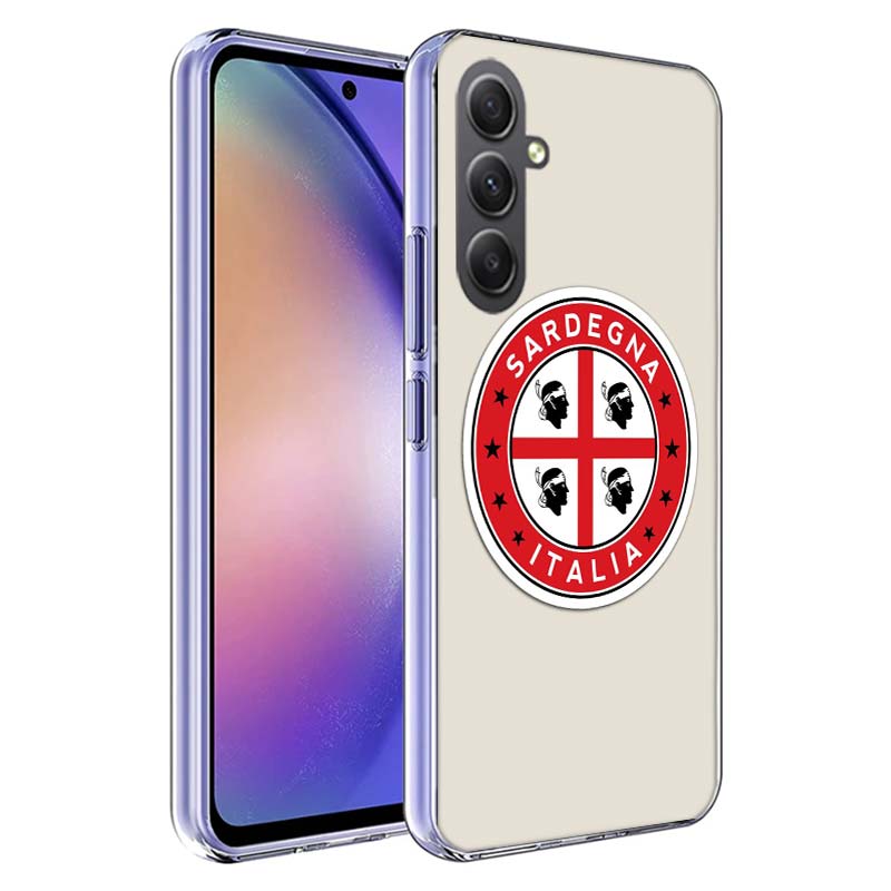 Flag of Sardinia Phone Case for Samsung A17 A37 A57 A07 A16 A26 A36 A56 A06 A02S A12 A22 A32 A52S A04S A14 A24 A34 A54 A03 A13 A