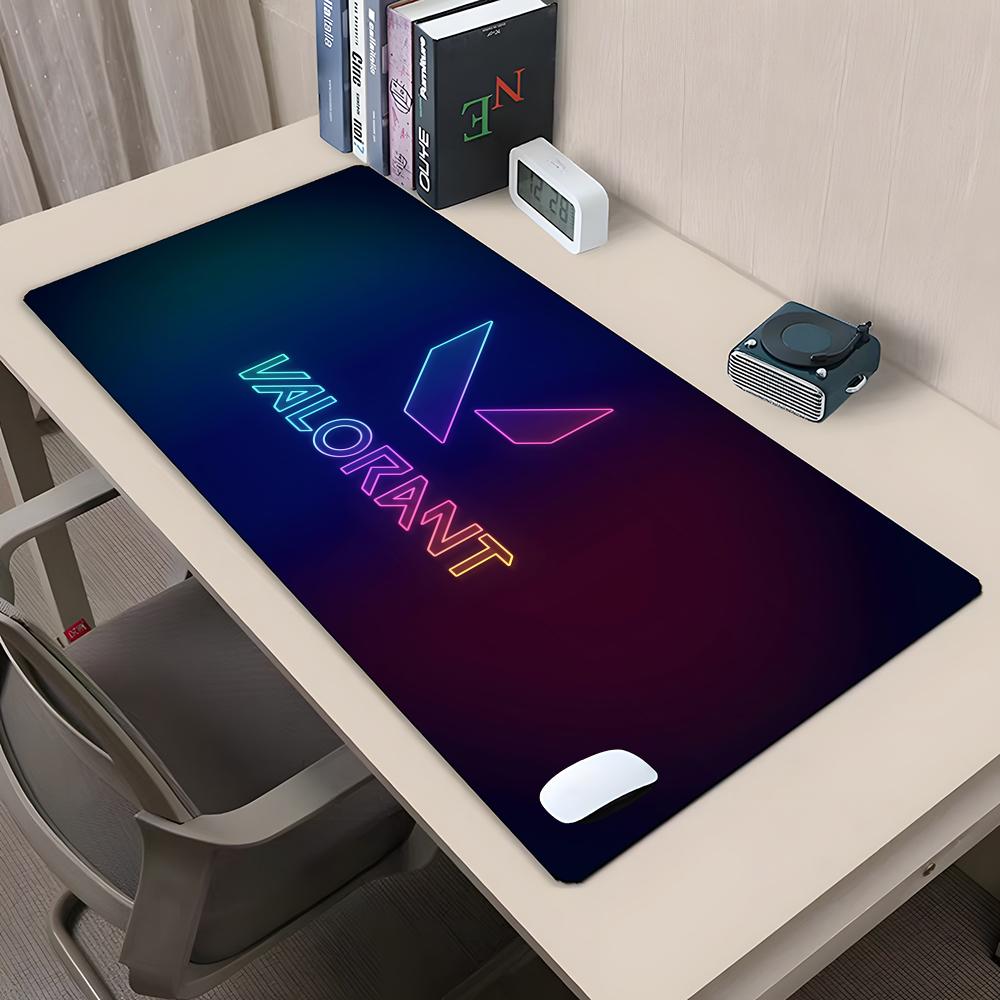V-Valorant Gaming Mouse Pad Rubber Antislip Keyboard Pad 40x90cm Mousepad Gaming Accessories XXL Office Computer Mat