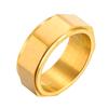 Vnox Rotatable Spinner Ring For Men Women,6/8mm Solid Glossy Matte Wedding Band,Basic Simple Casual Classic Retro Fraternal Ring