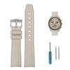 20mm Watch Band for and Rubber Watch Band with Silicone Waterproof and Includes Adjustment Tool and Spring Omega, Swatch, MoonSwatch, Omega,