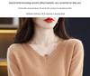 Australian Wool V-Neck Loose Knit Sweater for Women - 2025 Autumn/Winter Collection