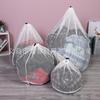 Polyester Mesh Drawstring Laundry Bag for Washing Machines, Large Lingerie Net Bag