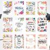12pcs Festival Party Gift Card Foldable Message Card Mother's Day Greeting Card  Happy Mother's Day