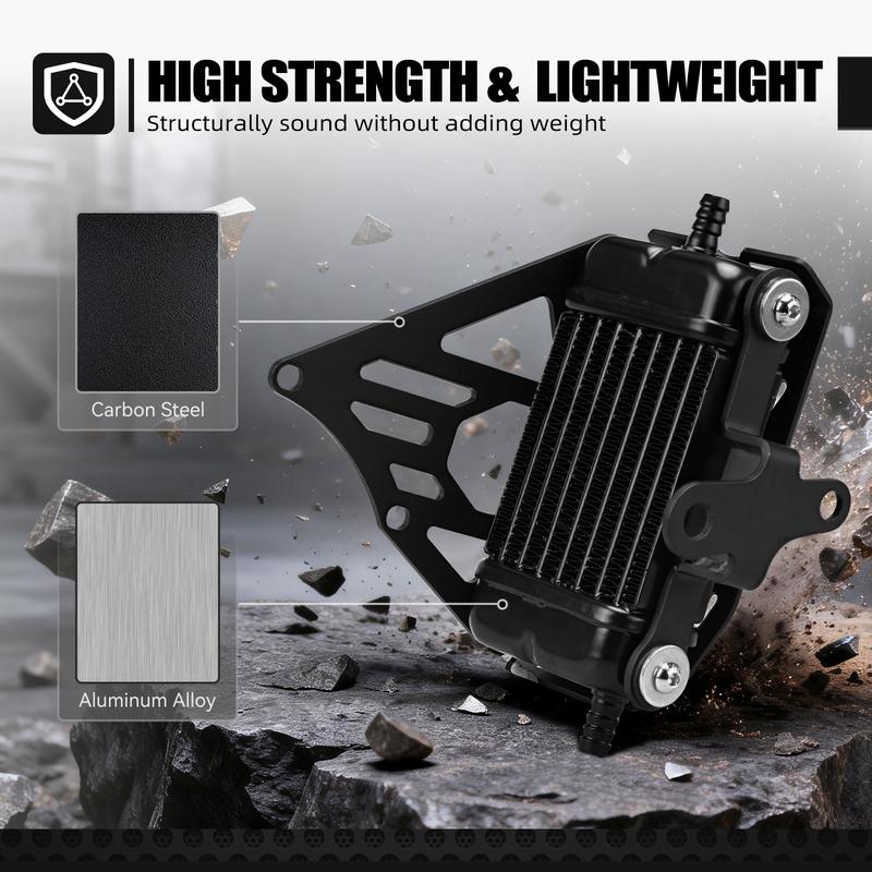 NICECNC XR 650L 650 L 93-25 Oil Cooler Motorcycle Accessories Black For Honda XR650L 1993-2025 2024 2023 2022 2021 2020 2019