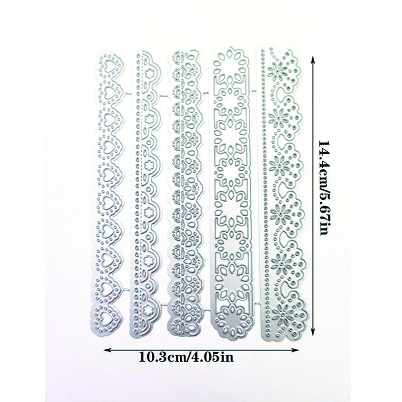 Lace Layers Border Metal Cutting Dies Diy Scrapbooking Photo Album Decorative Embossing PaperCard Crafts Die