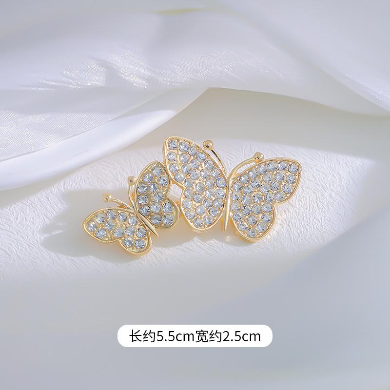 

Премиум-дизайн Нишевая бабочка Брошь Модная анти-легкая многофункциональная фиксированная одежда Аксессуары Стразы Пряжка Корсаж