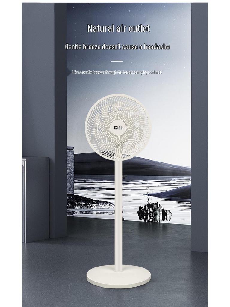 Camel Low Noise Oscillating Floor Fan: Powerful Standing & Table Fan for Home & Dorm, Large Air Volume