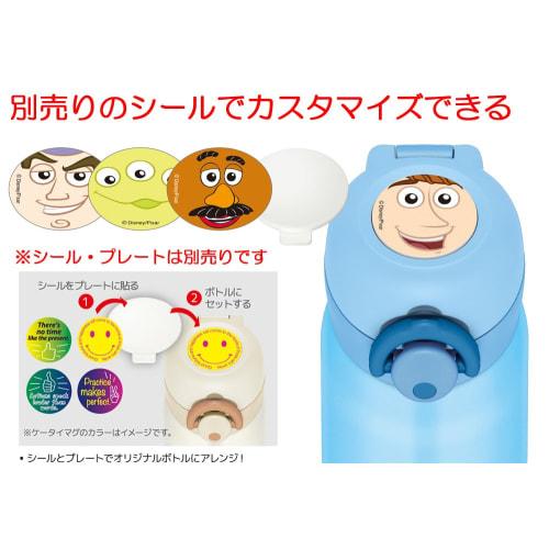 Thermos Vacuum Insulated Portable Mug with One-Touch Opening, 500ml, Light Blue, JNR-500 LB