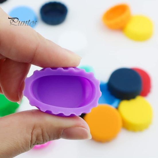 6/18/21 pezzi coperchio per bottiglia di vino in silicone a prova di perdite buona tenuta coperchio per sigillo di birra riutilizzabile per uso alimentare facile da pulire riutilizzabile lavabile in lavastoviglie