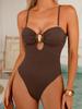 European & American Slimming Backless One-Piece Swimsuit 2026