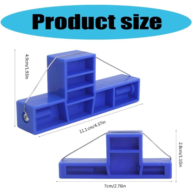 Úhlový řezací nástroj na hlínu Malý úhlový nástroj na úpravu hlíny pro keramiku Plastový keramický drát Malý ocelový drát Úhlový řezač