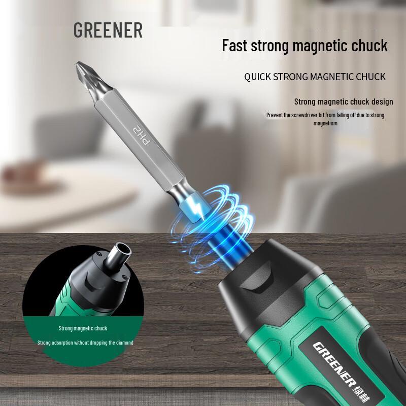 Green Forest Cordless Electric Screwdriver Set CN plug (adapter included)