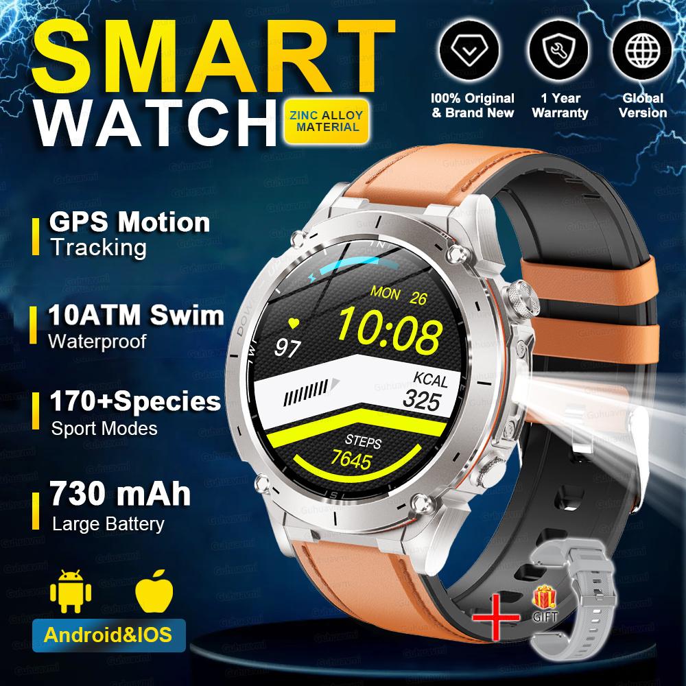 Adventure GPS Ultimate Military Edition SmartWatch AMOLED 10ATM Waterproof 730Mah Bluetooth Call Clock Man Sports Watches