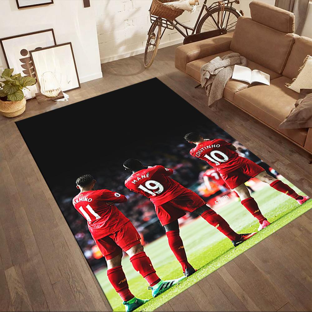 Liverpool Football Club Floor Rug Office Rug Suitable For Hallway Outdoor Playrooms Decorate Room Antislip Carpet Anime Office Decor Wedding Party Gif